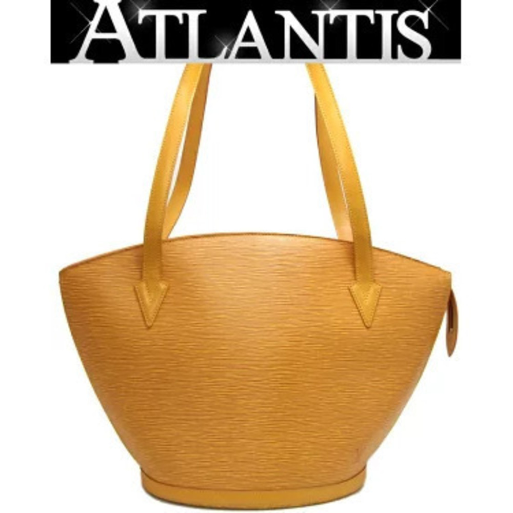 Louis Vuitton Saint Jacques Shopping Shoulder Bag Epi Leather Tassili Yellow